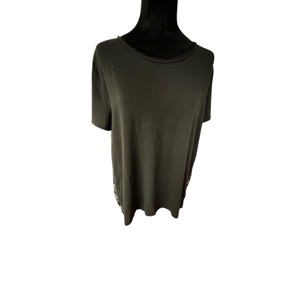 Simply Vera Vera Wang Women's Mixed Fabric Knit Top Size XL